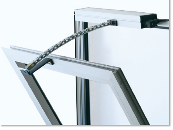 MOTORE A CATENA FINESTRE VASISTAS MINGARDI NERO MICRO KIT AUTOMAZIONE WINDOW